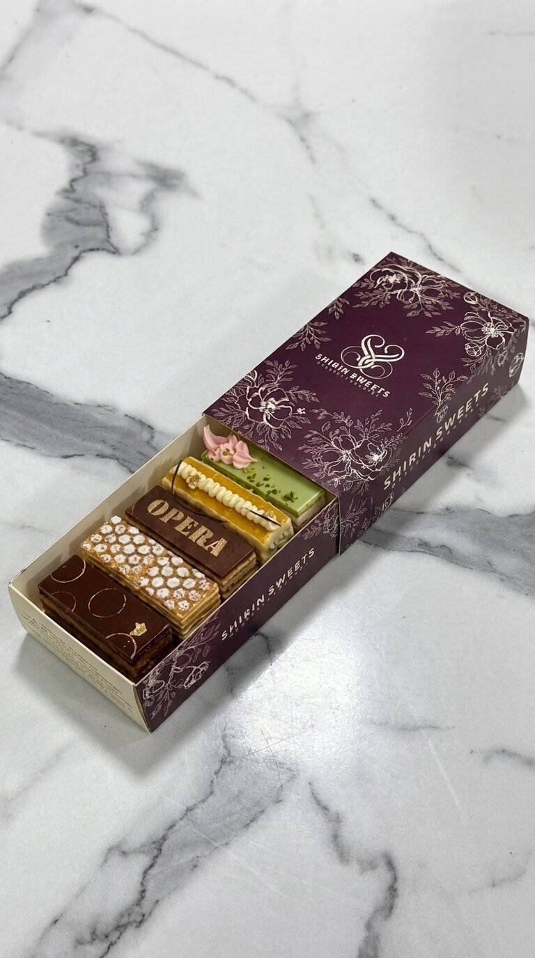 Референс — фото коробки Shirin Sweets