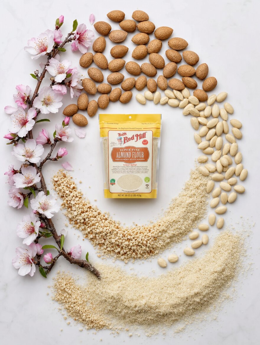 Bob's Red Mill — флэтлей с миндалём и цветами